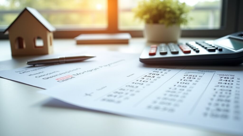 Calculator and mortgage quote