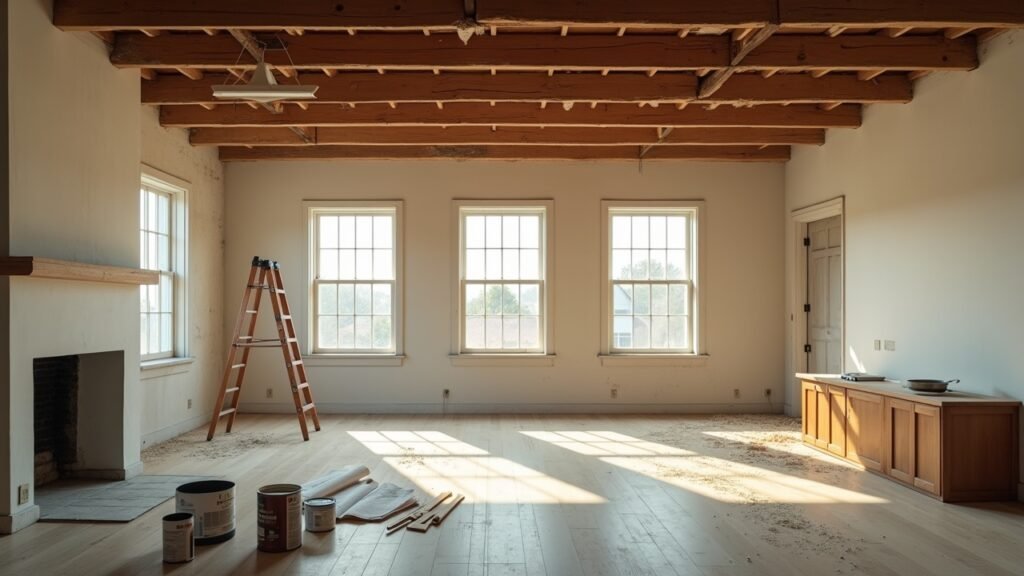 Home renovation in progress