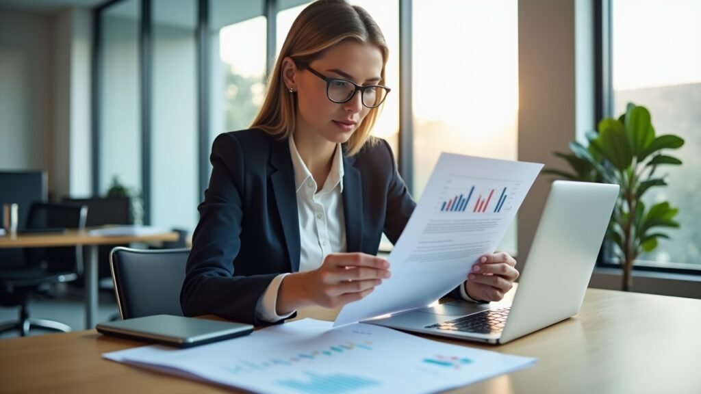 Lender reviewing application