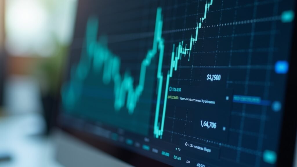 Rate benchmark chart close-up