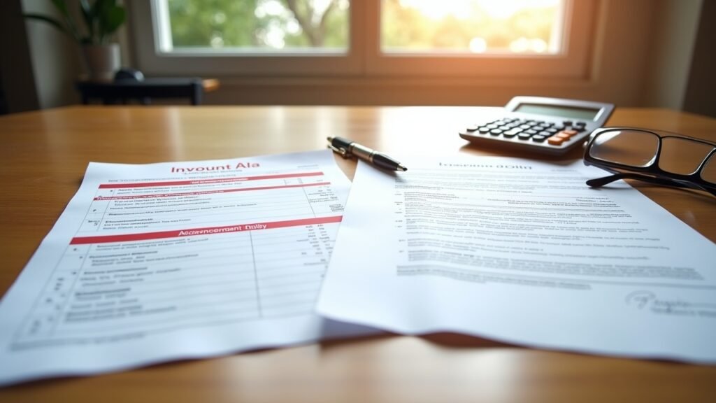 Tax bill and insurance policy