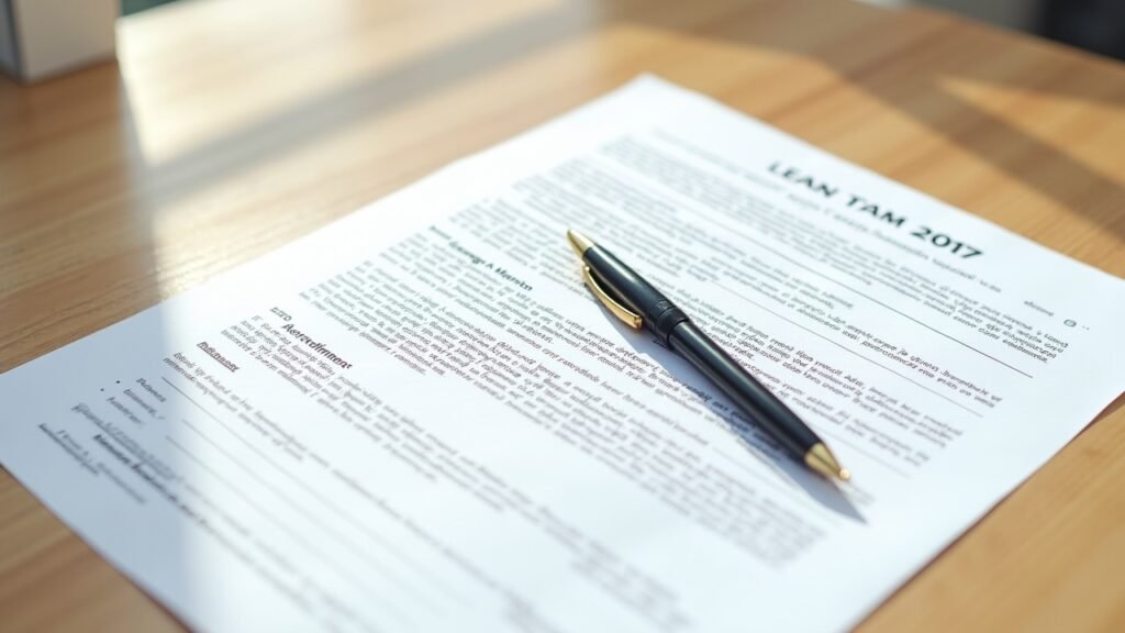Two loan documents side by side