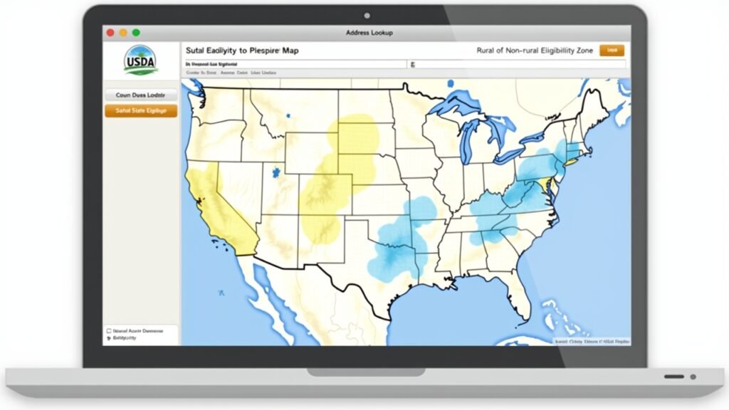 USDA eligibility map screenshot
