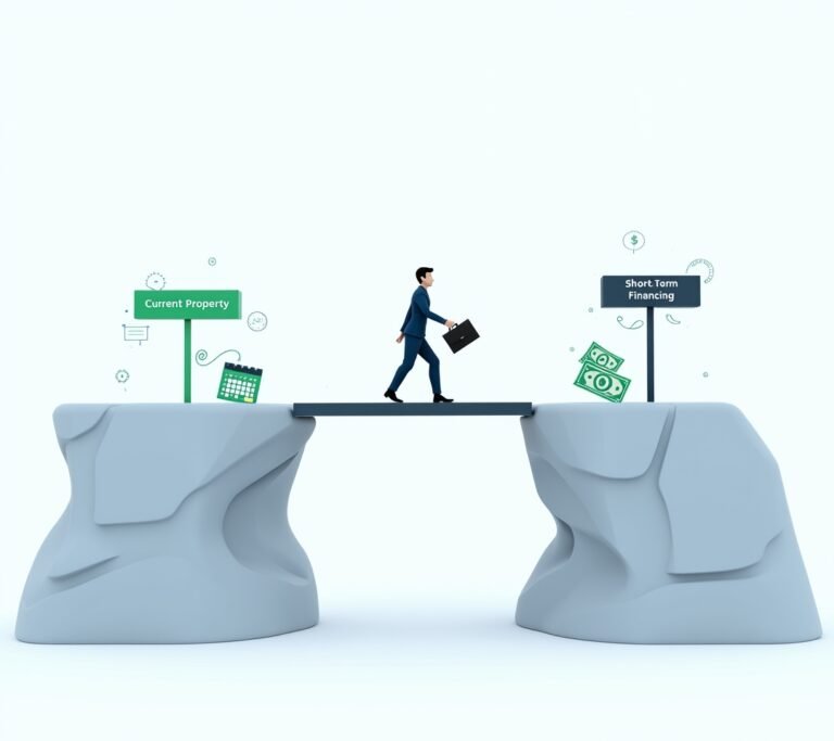 Bridge between two houses concept