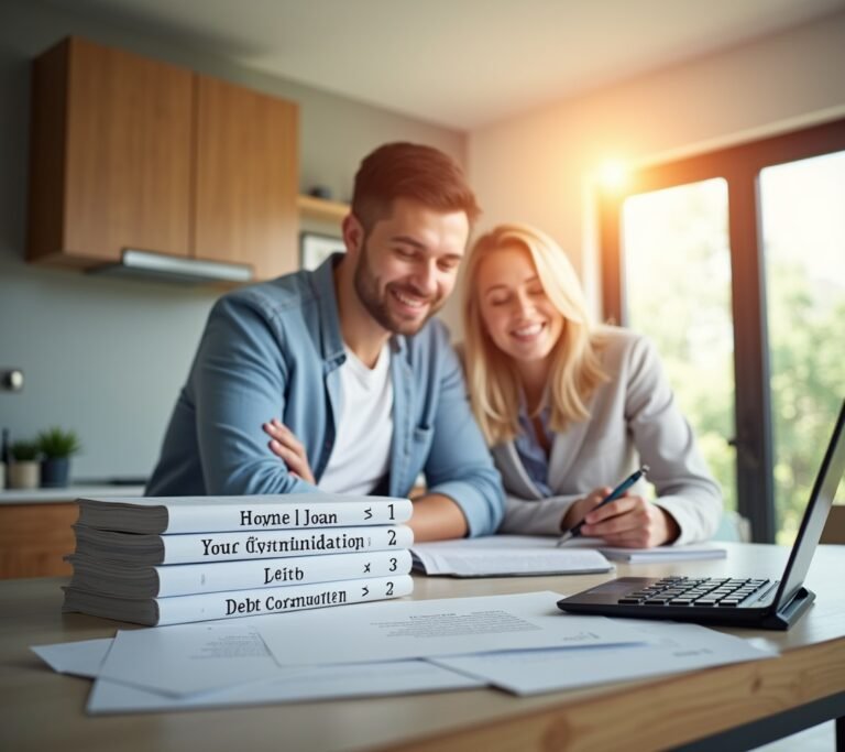 Credit card debt next to house keys