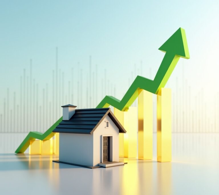 Housing market price trend chart