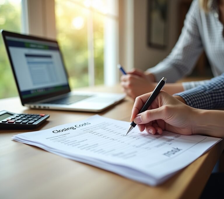 Itemized closing cost statement