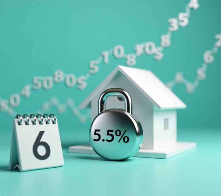 Lock icon on mortgage document