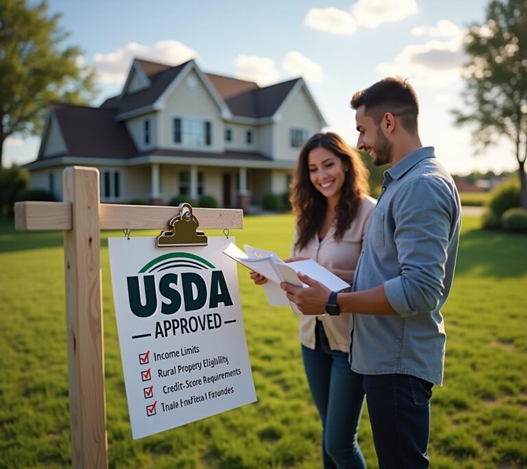 Rural home with green lawn