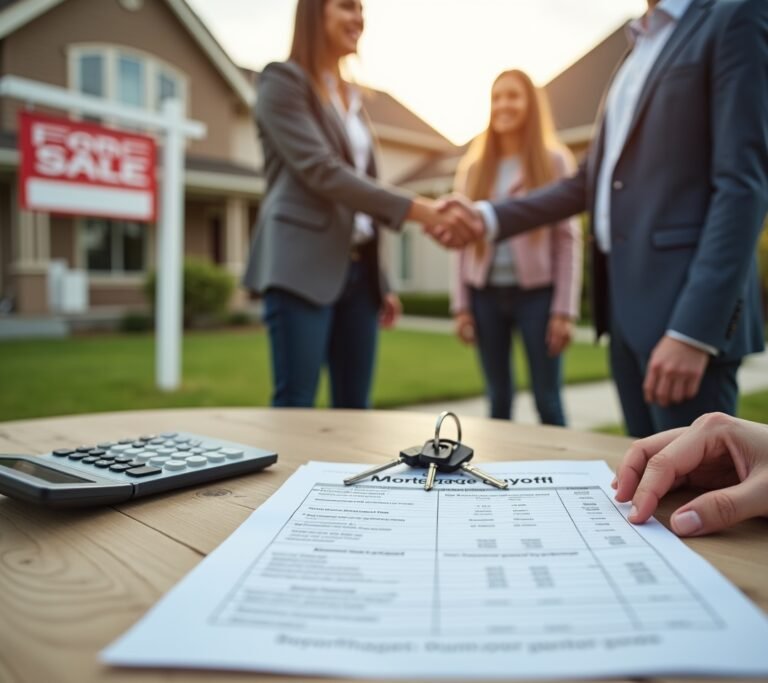 Sold sign in front of house
