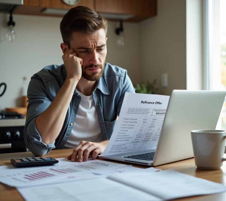 Stop sign in front of house