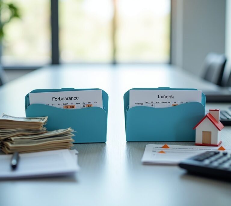 Stressed couple reading mortgage letter