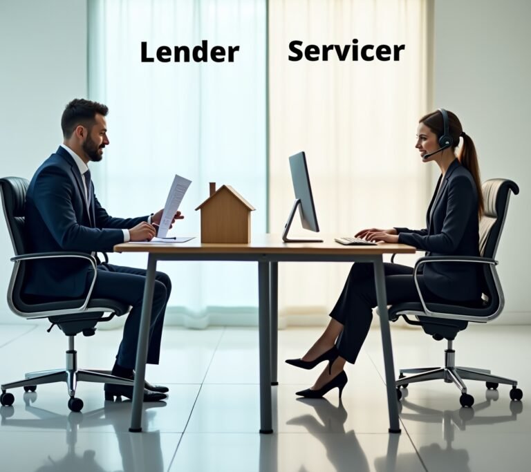Mortgage payment portal on screen