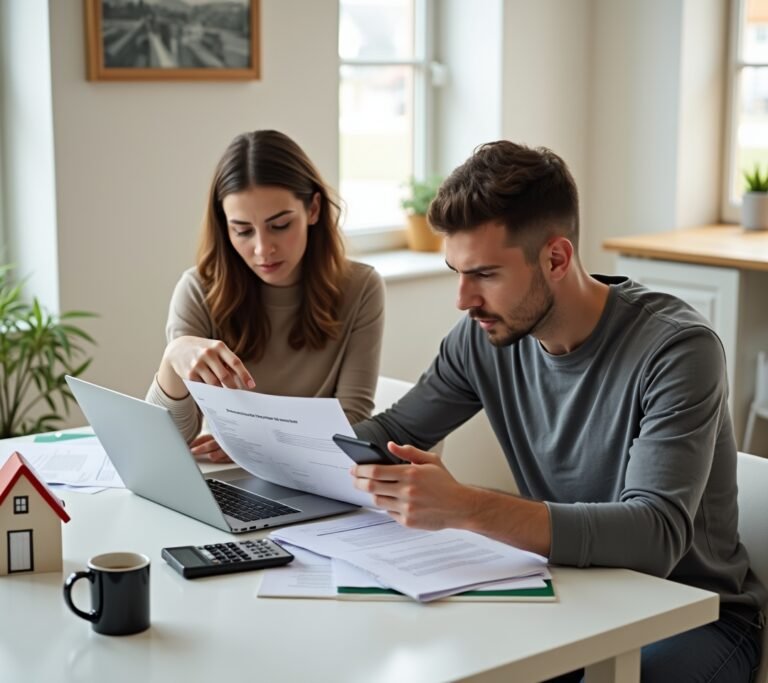 Calendar with mortgage milestones
